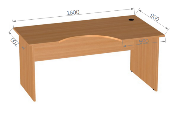 Офисная мебель ЭДЕМ Э-24.2 L  Угловой (левый)
